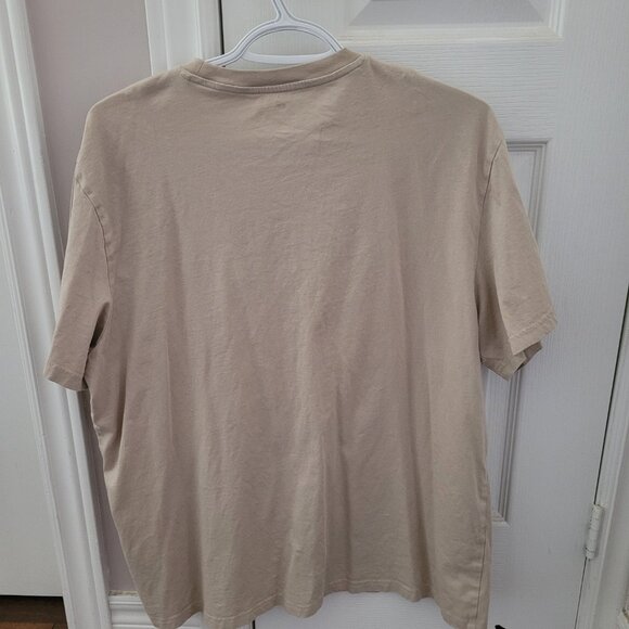 H&M Plain Tan/Beige T-shirt - Picture 2 of 4